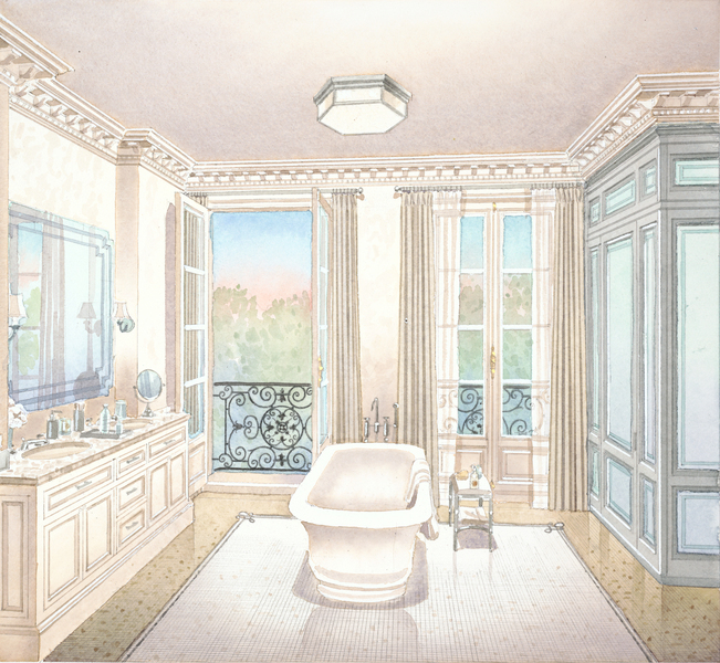 Master Bathroom, Mansion 3